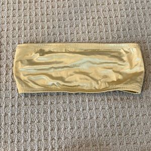 Express Gold Metallic Bandeau